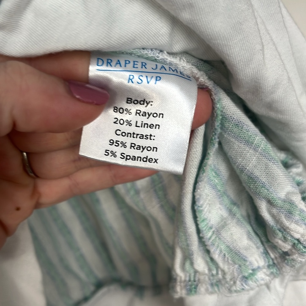 Draper James RSVP linen button bodysuit - Picture 8 of 10